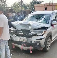 बाइक सवार युवक को कार ने मारी टक्कर,हादसे में युवक की मौत 
