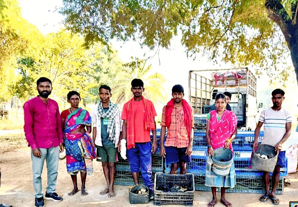 नियद नेल्लानार योजना:पुवर्ती के ग्रामीणों की आजीविका को नई उड़ान,पशुधन विकास विभाग ने बांटे निःशुल्क चूजे