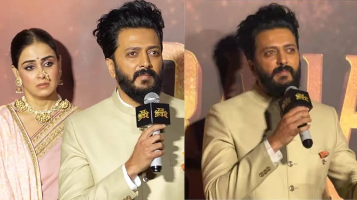 ‘राजा शिवाजी’ ट्रेलर लॉन्च पर भावुक हुए रितेश देशमुख और जेनेलिया डिसूजा, छलक पड़े आंसू