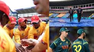 बारिश ने ऑस्ट्रेलिया को किया बाहर, जिम्बाब्वे ने सुपर-8 में बनाई जगह