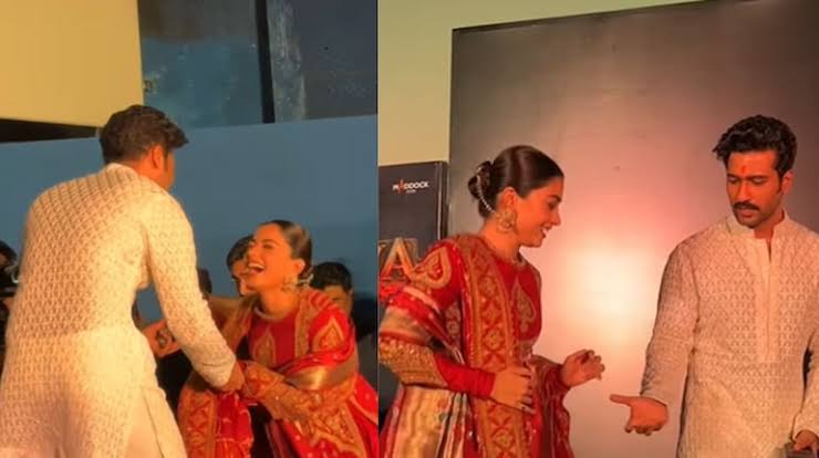 लाल ड्रेस में खूब सुर्खियां बटोरी रश्मिका..