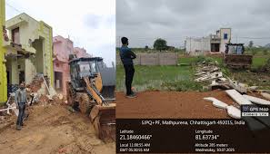 अवैध प्लाटिंग पर बड़ी कार्रवाई,निगम ने तोड़े अवैध रूप से बने 16 मकान