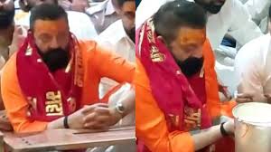 उज्जैन के महाकालेश्वर मंदिर में आशीर्वाद लेने के लिए पहुंचे संजय दत्त, भगवान भोलेनाथ के चरणों में टेका माथा