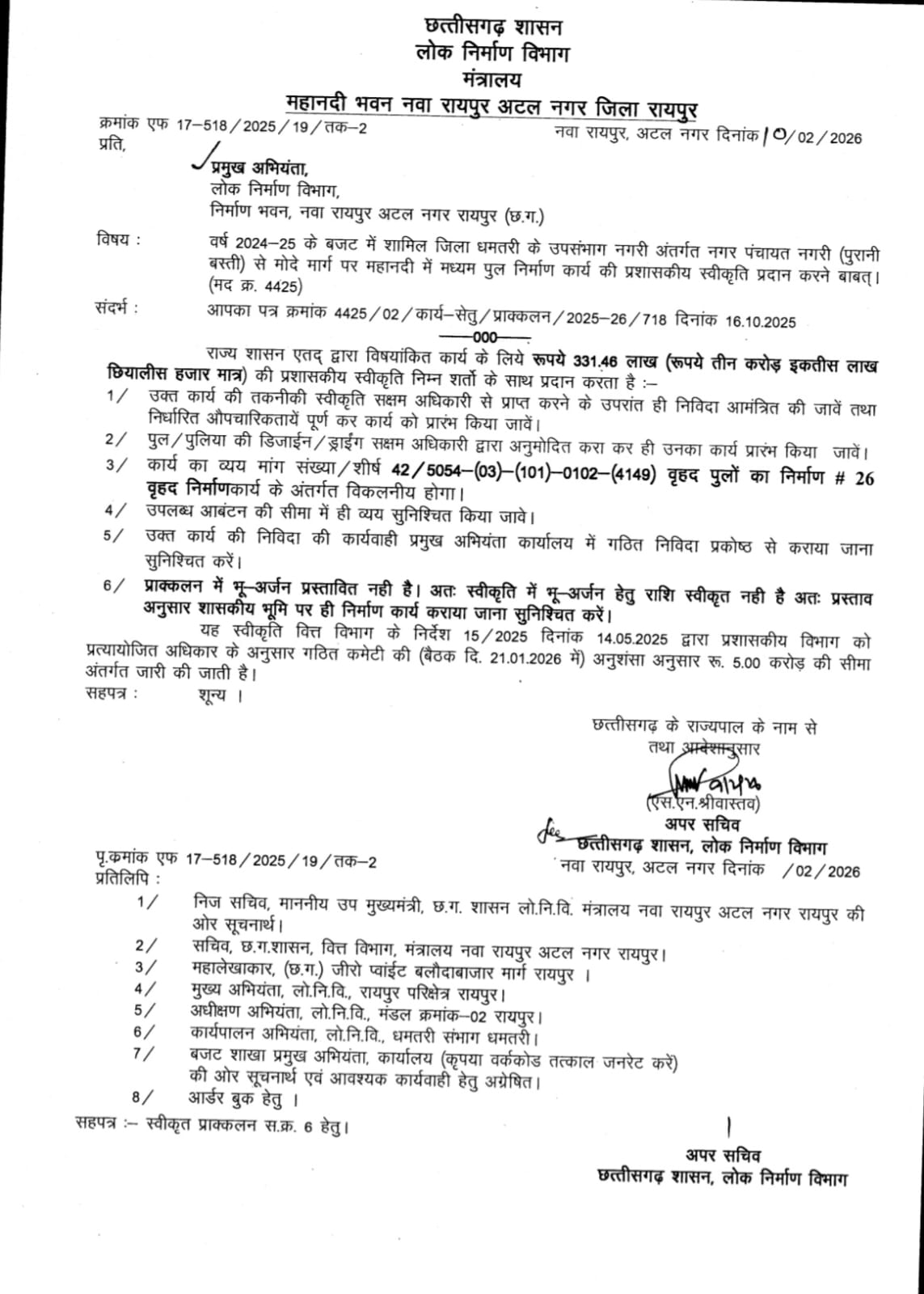 वर्षों पुरानी मांग हुई पूरी, पुरानी बस्ती पुलिया निर्माण को मिली करोड़ो की मंजूरी

