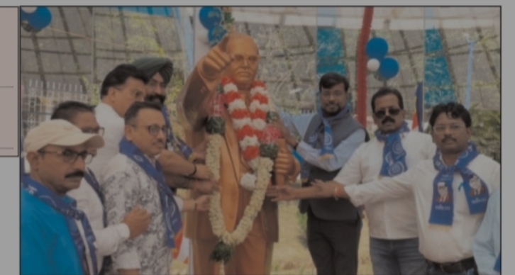 किरंदुल में भारत रत्न डॉ. भीमराव अंबेडकर की 135वीं जयंती धूमधाम से मनाई गई