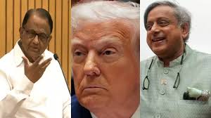 ट्रंप के 25% टैरिफ पर शशि थरूर और पूर्व वित्त मंत्री चिदंबरम ने जताई चिंता