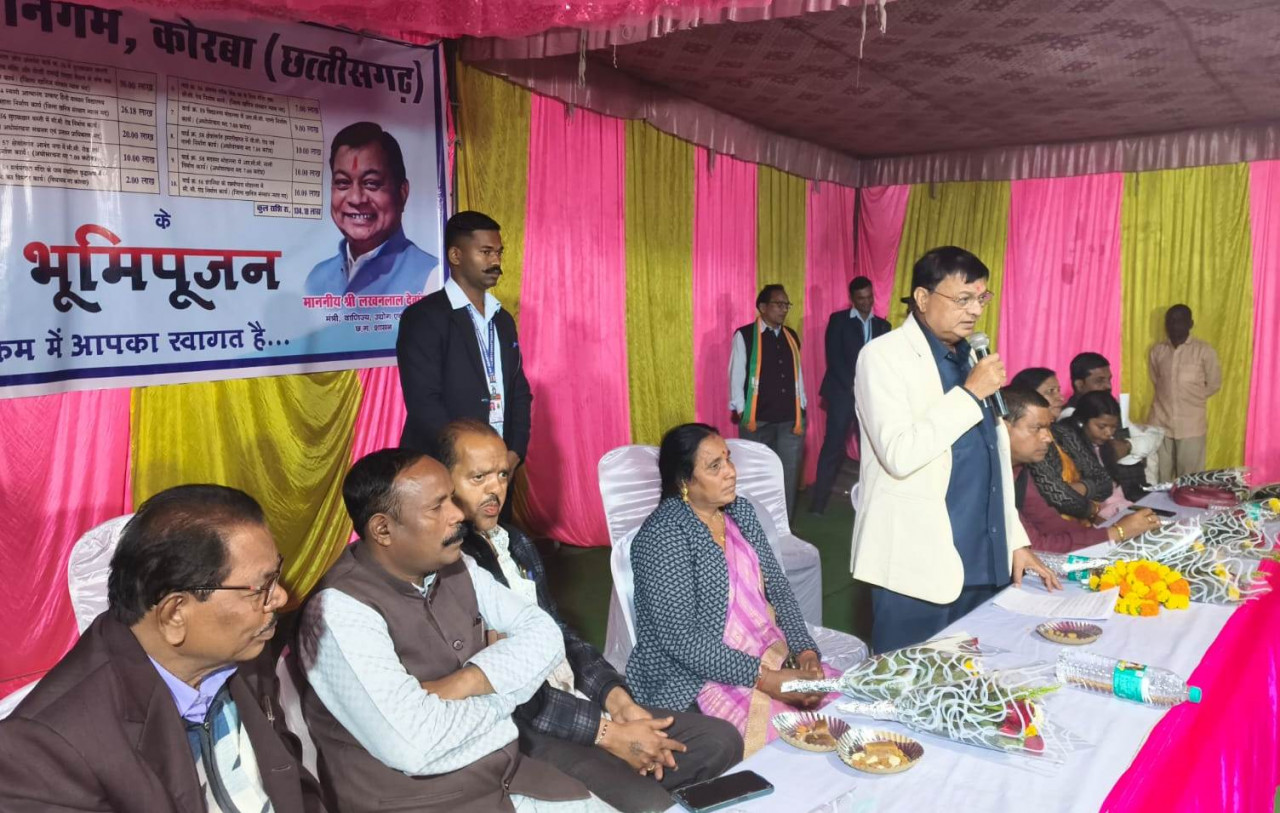 उद्योग मंत्री ने छह वार्डों को दी 2.14 करोड़ के विकास कार्यों की सौगात, बोले समृद्ध शहर की ओर हमारा कोरबा