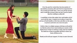 स्मृति और पलाश की शादी टूटी,मंधाना ने खुद सोशल मीडिया पर दी जानकारी 