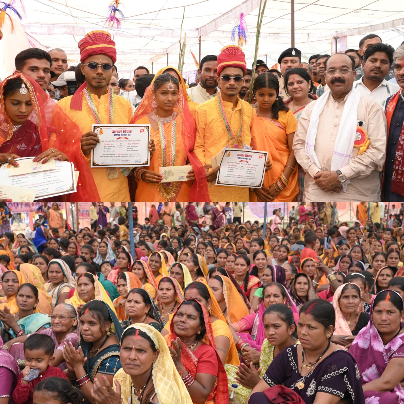 बनराका और अकलवारा में माँ कर्मा उत्सव की धूम,उपमुख्यमंत्री अरुण साव ने नवदंपतियों को दिया आशीर्वाद