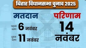 बिहार में दो चरणों में होगा चुनाव,14 नवंबर को परिणाम 