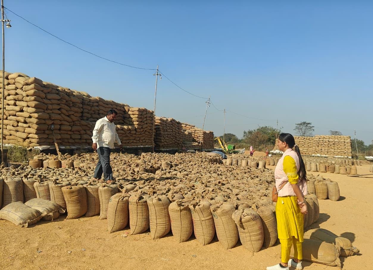 समर्थन मूल्य पर धान खरीदी में रायगढ़ जिला अग्रसर, 4.18 लाख मीट्रिक टन से अधिक उपार्जन