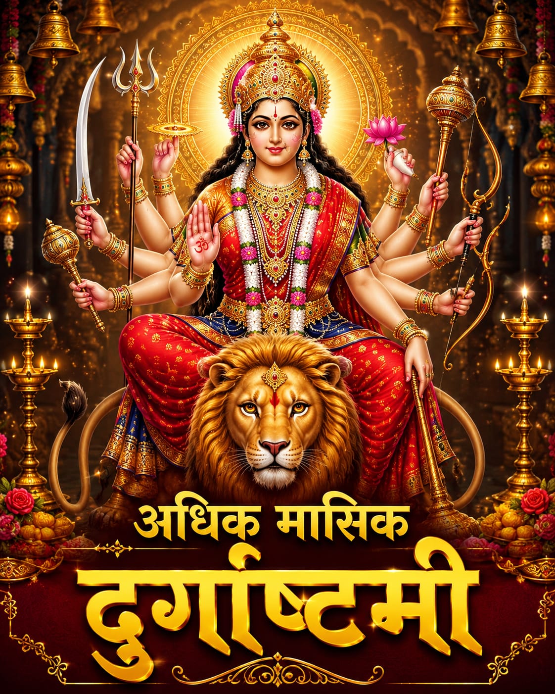 कब मनाई जाएगी अधिक मासिक दुर्गाष्टमी? यहां जानें तिथि, मुहूर्त और शुभ योग