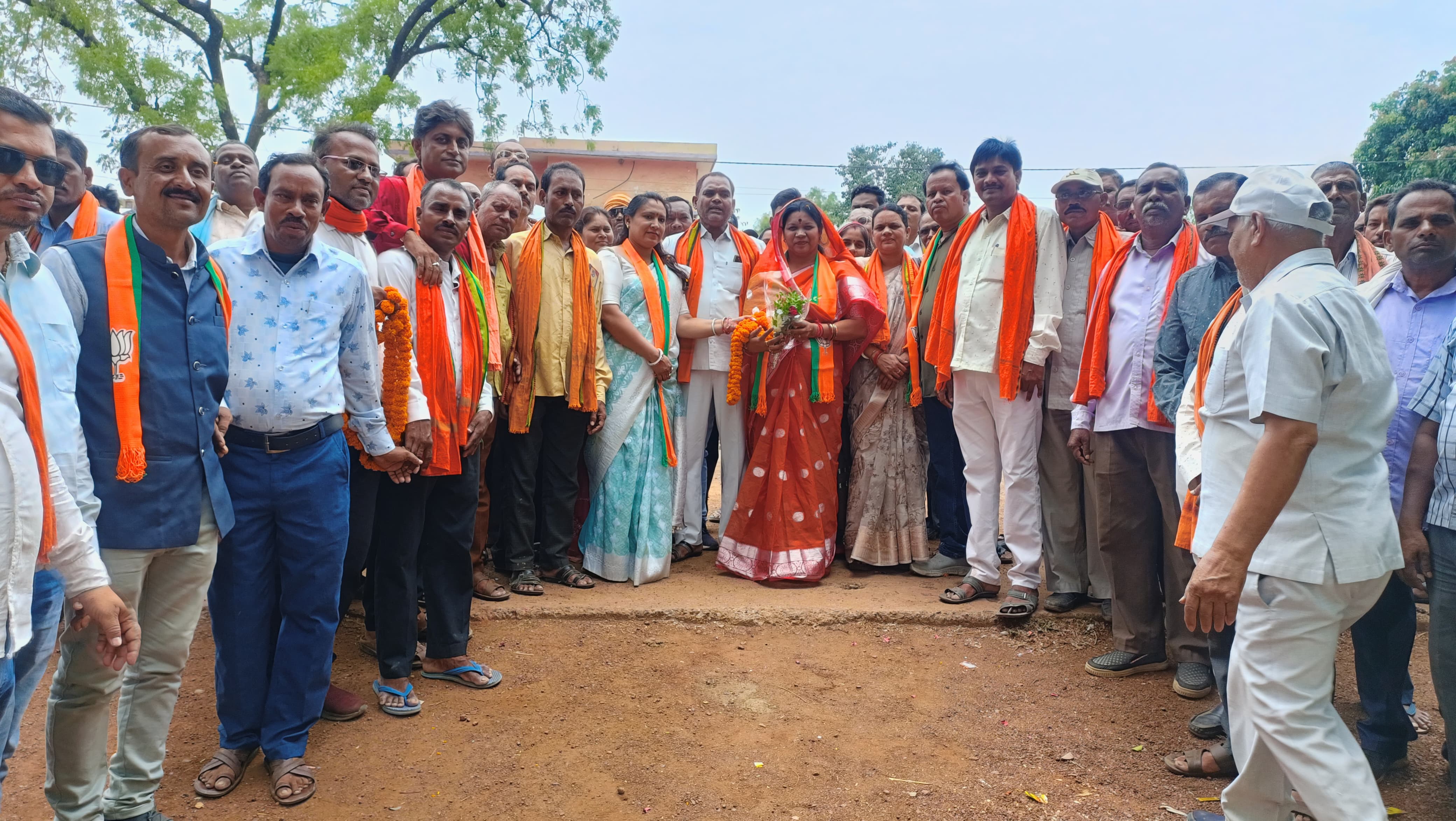 सांसद कमलेश जांगड़े का संडी मंडल में हुआ भव्य स्वागत, उन्होंने कहा यह मेरी नही आपकी जीत 