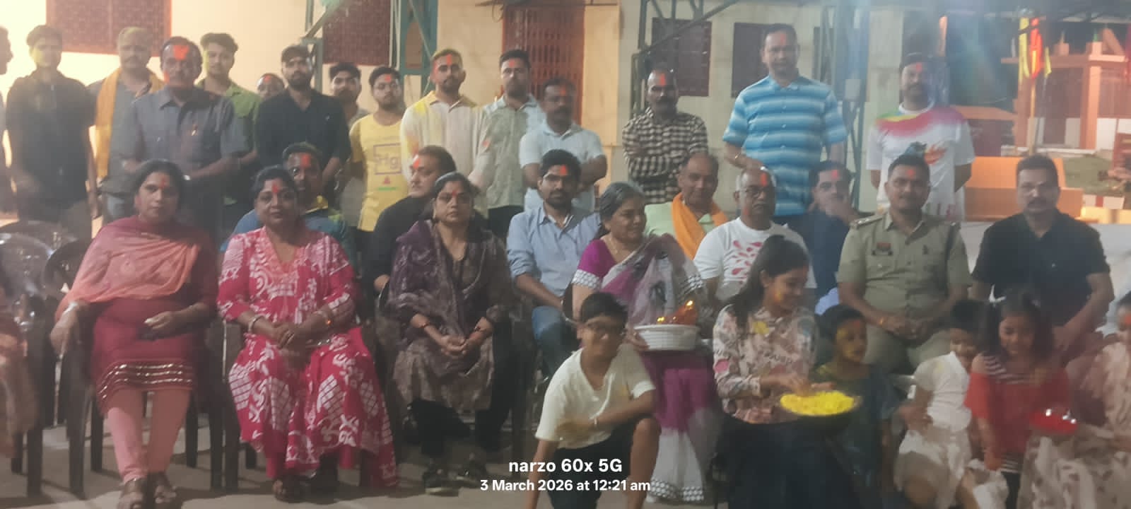 किरंदुल राघव मंदिर में होलिका दहन की धूम, फाग गीतों पर झूमे श्रद्धालु,चंद्र ग्रहण के कारण 4 मार्च को मनाई जाएगी होली