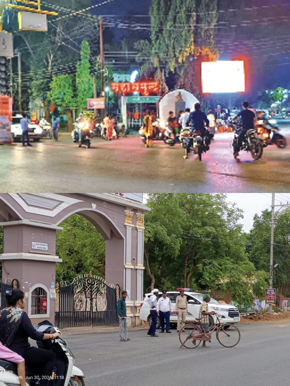 ई-चालान में हेलमेट वालों पर सख्ती, सिग्नल जंप और तीन सवारी पर ढिलाई