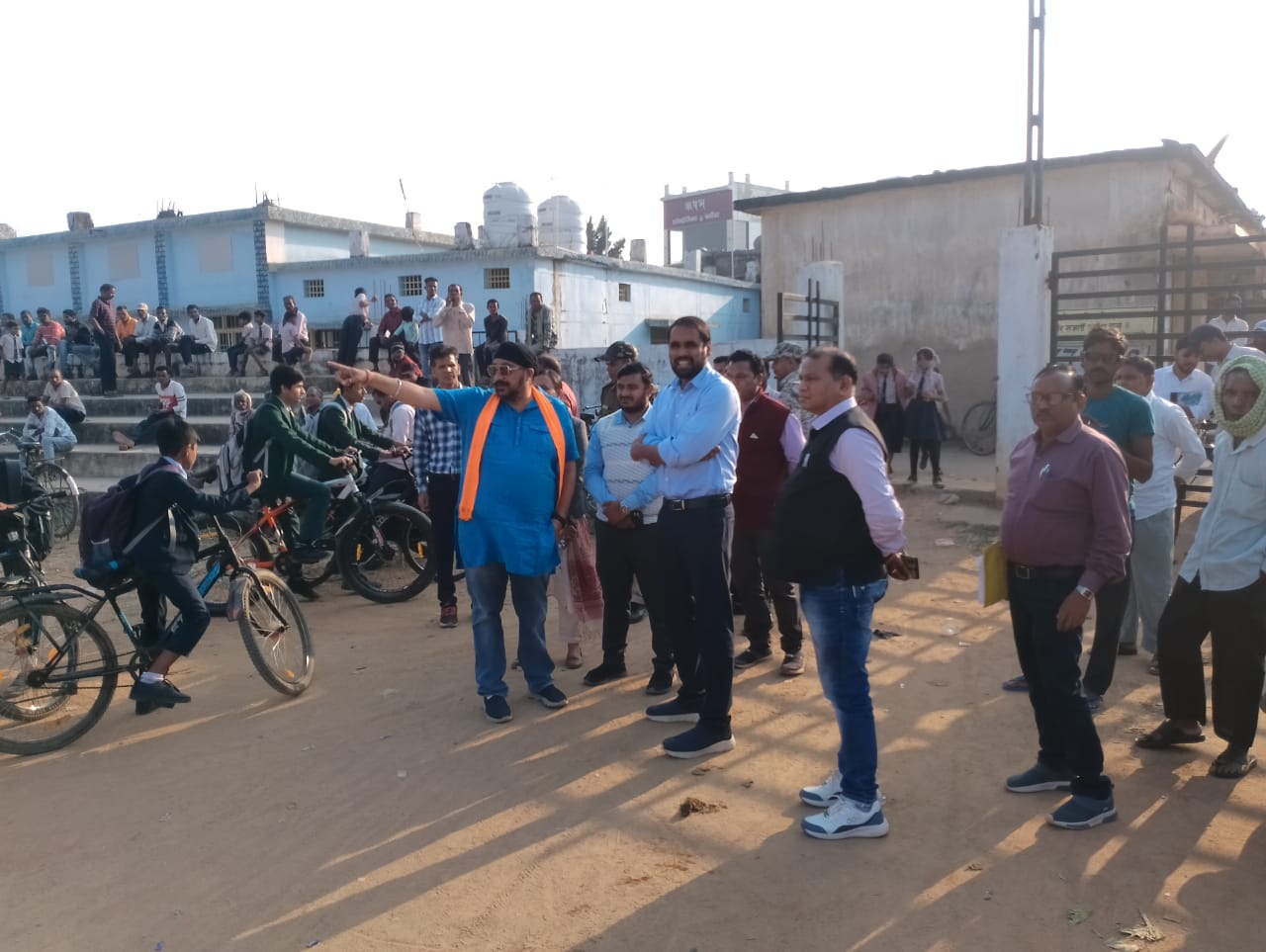 धमतरी कलेक्टर अविनाश मिश्रा का नगरी का व्यापक निरीक्षण