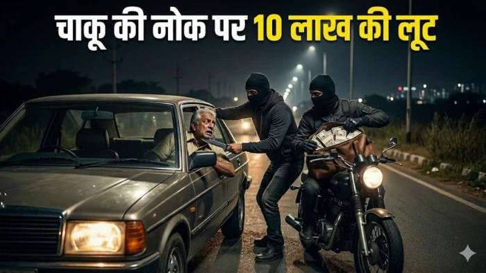 रायपुर में चाकू की नोक पर 10 लाख की लूट, अकाउंटेंट से नकदी भरा बैग छीनकर फरार हुए बदमाश