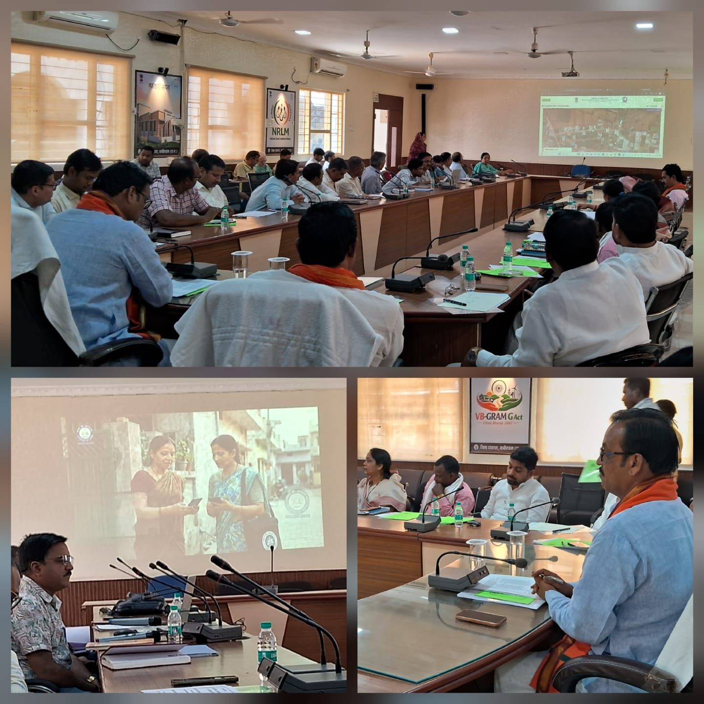 जिला पंचायत सदस्यों एवं जिला स्तरीय अधिकारियों को ऑनलाइन स्व गणना पत्रक भरने किया गया प्रशिक्षित