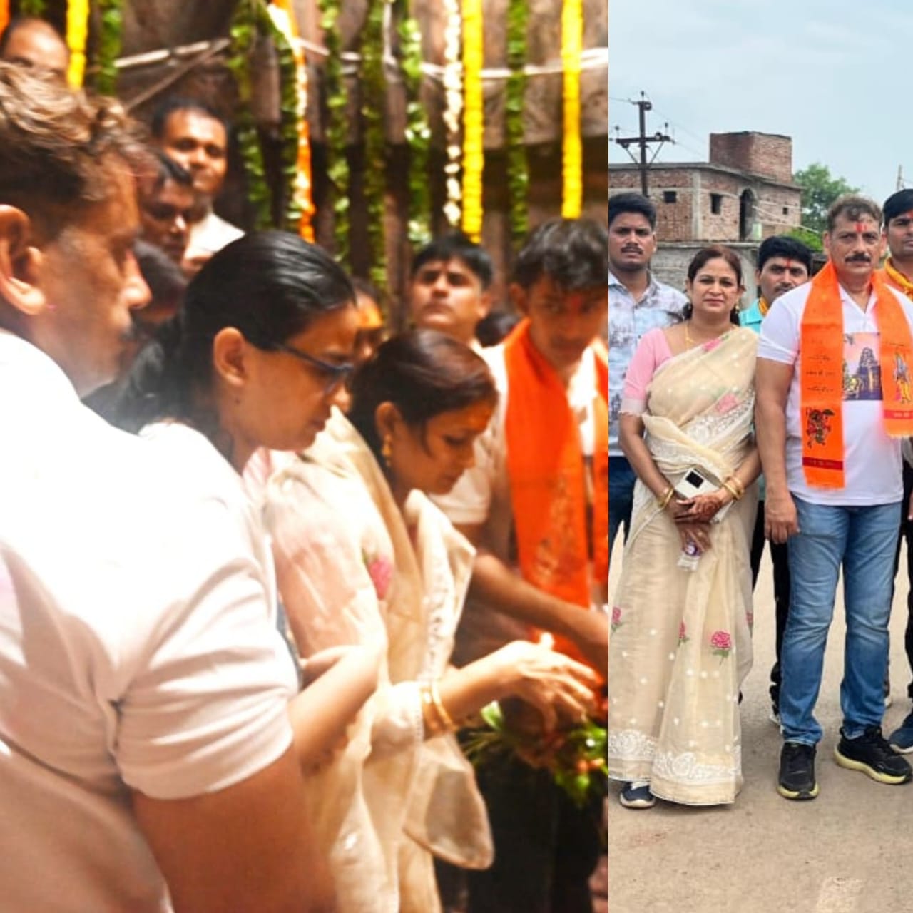 कलेक्टर गोपाल वर्मा ने पूरे परिवार संग की 18 किलोमीटर भक्ति पदयात्रा