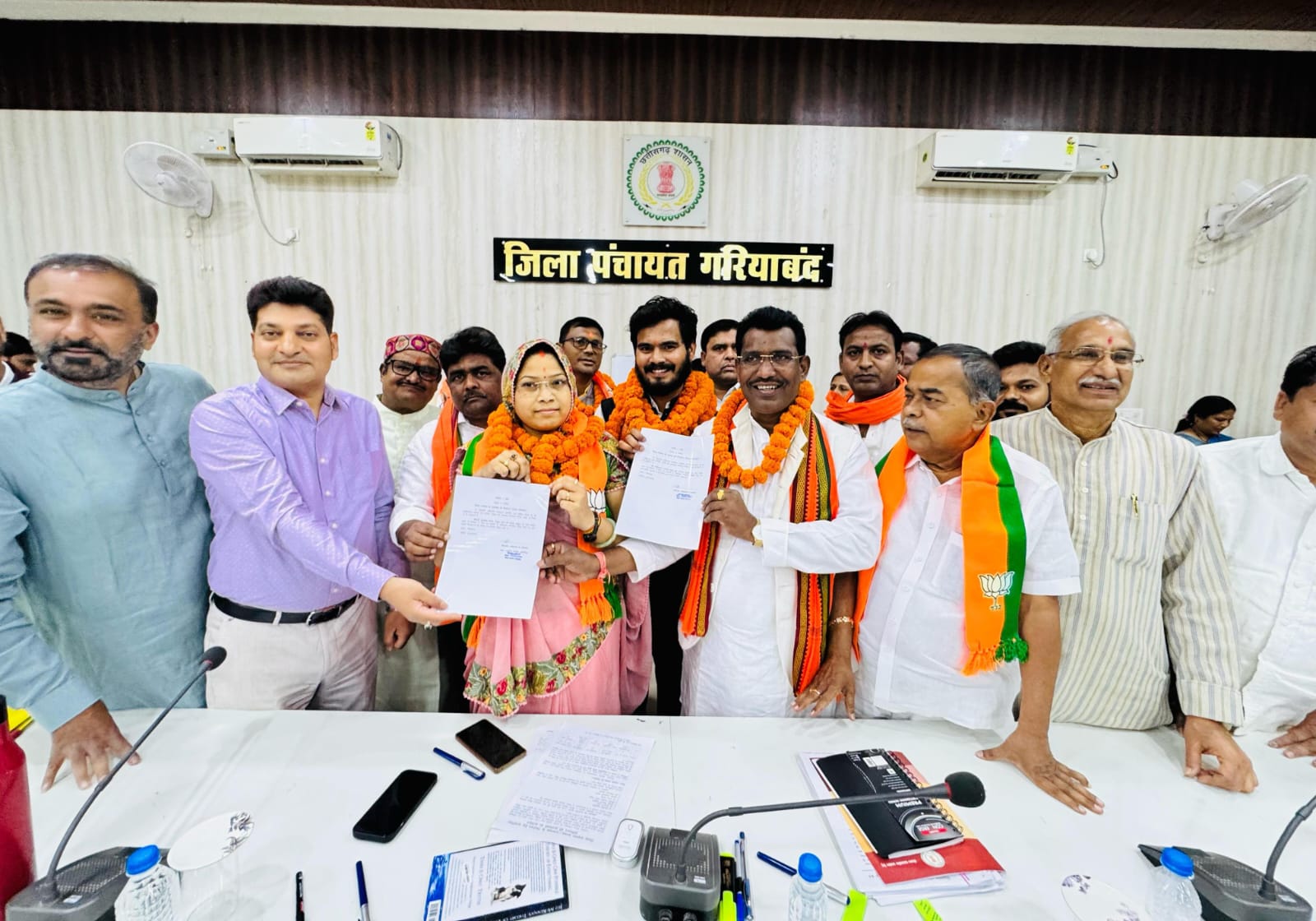 गौरी शंकर कश्यप बने जिला पंचायत अध्यक्ष, लालिमा ठाकुर चुनी गई निर्विरोध उपाध्यक्ष