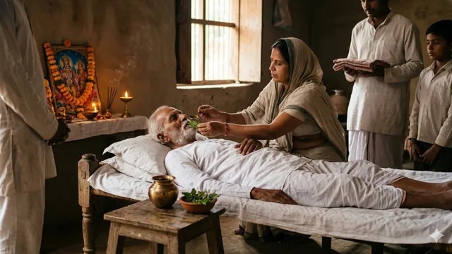  मृत्यु के समय क्यों पिलाया जाता है गंगाजल और तुलसी? गरुड़ पुराण में छिपा है बड़ा रहस्य
