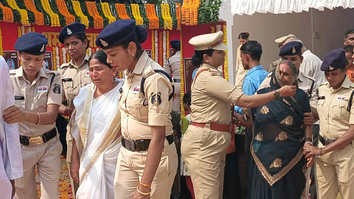 पुलिस स्मृति दिवस कार्यक्रम : शहीद पुलिस कर्मियों को श्रद्धांजलि देते छलक पड़े परिजनों के आंसू, कार्यक्रम में राज्यपाल डेका के साथ मुख्यमंत्री साय हुए शामिल…