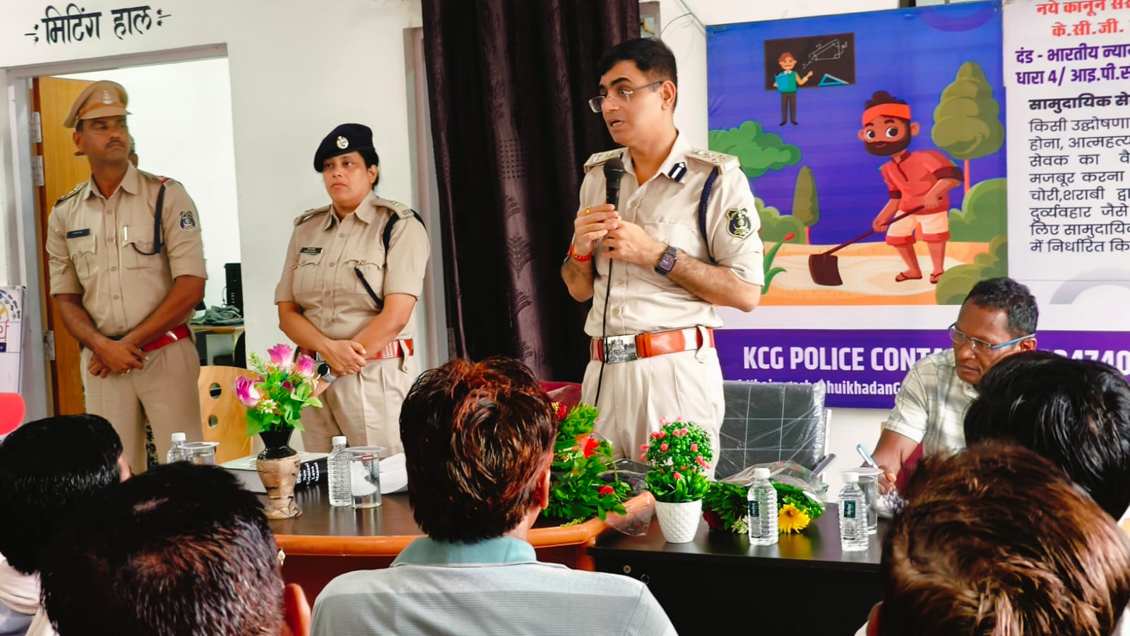 पुलिस महानिरीक्षक के नेतृत्व में थाना गातापार में नया कानून उत्सव दिवस 01 जुलाई को मनाया गया 
