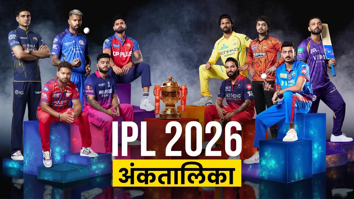  IPL 2026 पॉइंट्स टेबल: राजस्थान टॉप पर, मुंबई की हालत खराब; RCB इस पायदान पर
