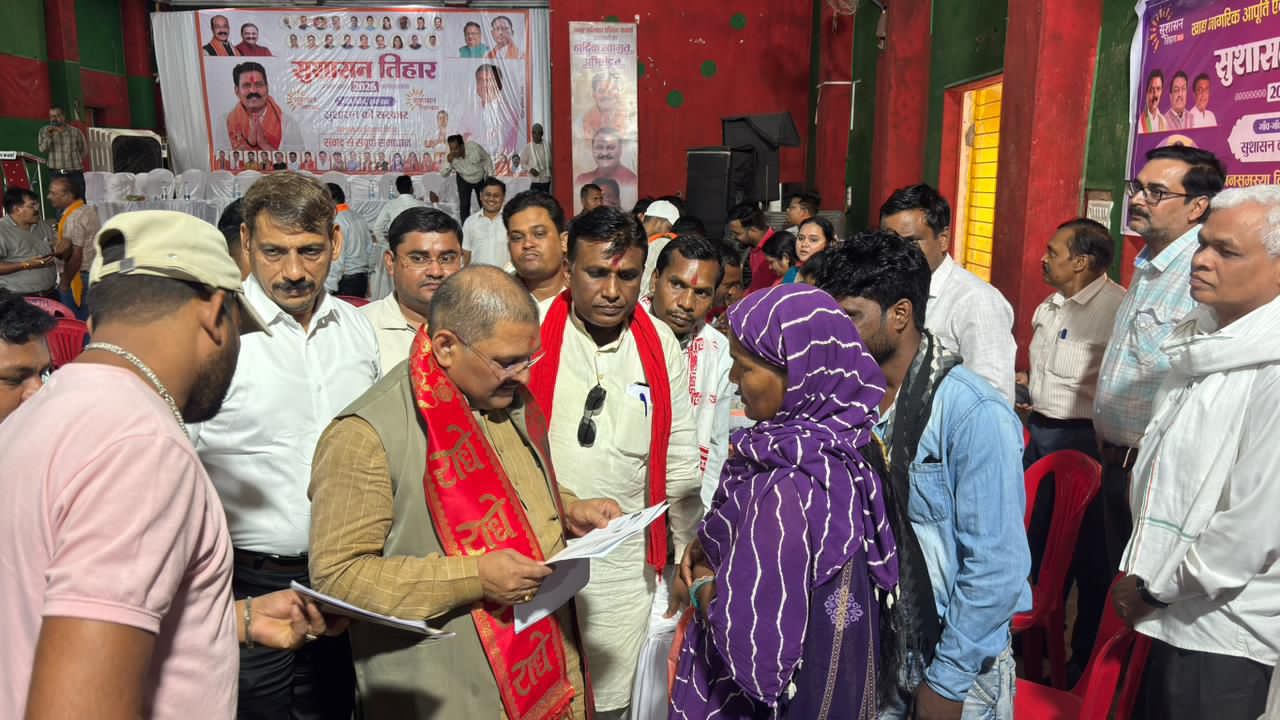 डबल इंजन की सरकार, हर समस्या का होगा समाधान-संतोष पाण्डेय