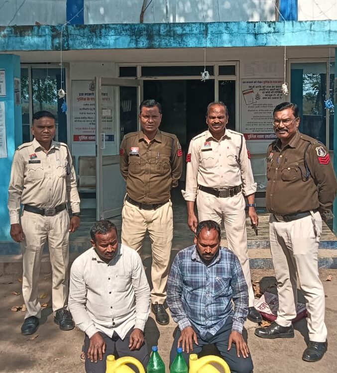 “ऑपरेशन आघात” के तहत अवैध शराब पर पुलिस की बड़ी कार्रवाई— खरसिया, छाल और पुसौर क्षेत्र में अवैध शराब जब्त