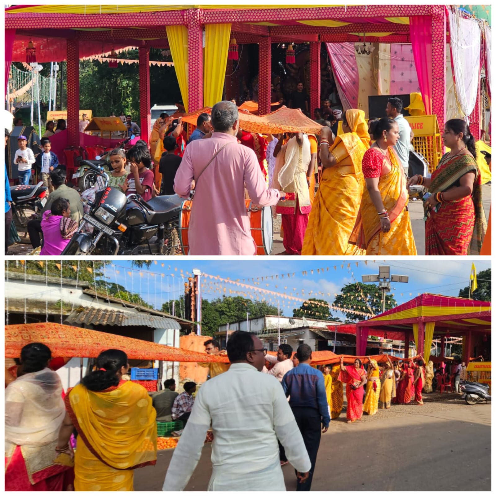 भव्य चुनरी यात्रा में उमड़ी सैकड़ों महिलाएं, भक्तिमय हुआ पूरा क्षेत्र 