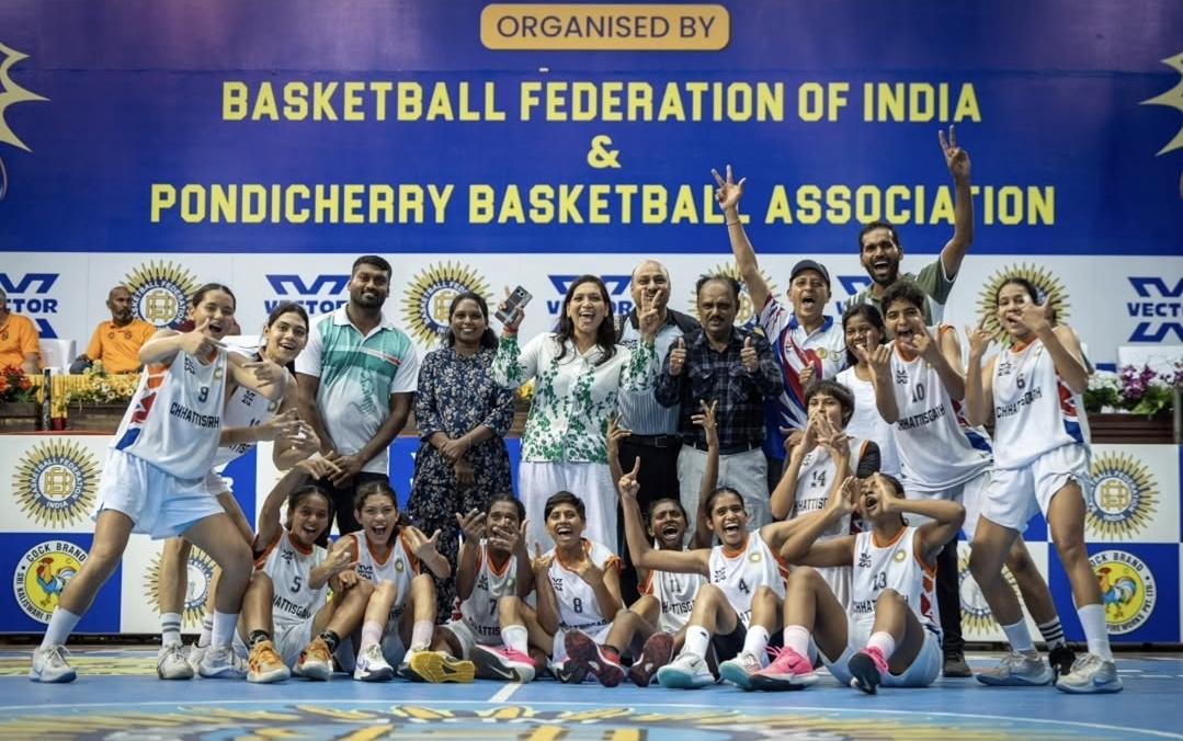 छत्तीसगढ़ की बेटियों ने रचा इतिहास, जूनियर नेशनल बास्केटबॉल में जीता स्वर्ण पदक