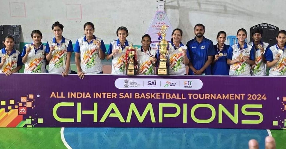 डी पी एस खेलों इंडिया एकेडमी राजनांदगांव ने अखिल भारतीय अंतर साई बास्केटबाॅल प्रतियोगिता में जीती