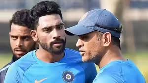मोहम्मद सिराज ने एमएस धोनी को लेकर दिया बड़ा बयान