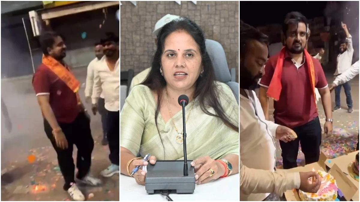 बेटे नें काटा केक माँ नें मांगी माफी 
