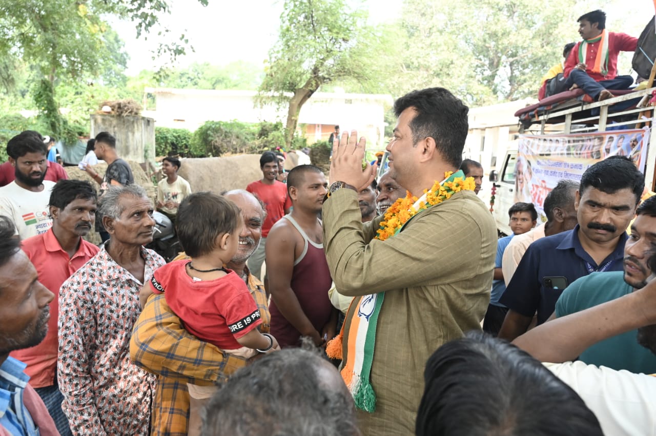 कांग्रेस सरकार बनने से फिर से होगा किसानों का कर्ज माफ  : कांग्रेस प्रत्याशी संदीप साहू
