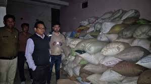 सूरजपुर : 250 बोरा अवैध धान जप्त - जिला प्रशासन की सख्त कार्रवाई जारी