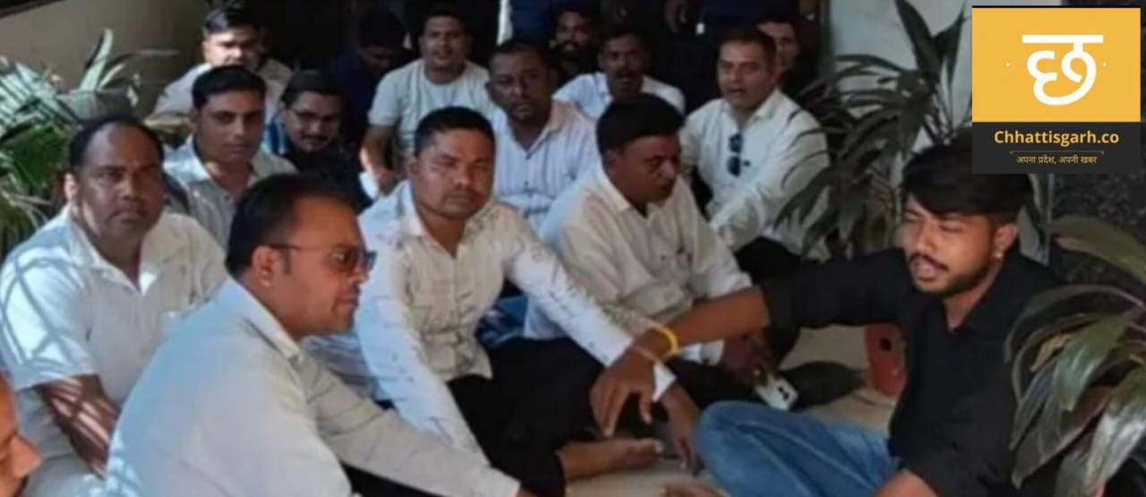 पाटन नगर पंचायत में दुकान आबंटन को लेकर बड़ा विवाद, कांग्रेस व आवेदकों का विरोध प्रदर्शन