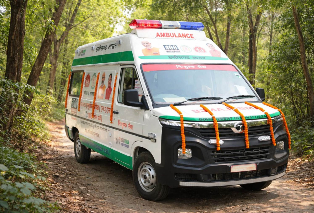 कोरबा के लेमरू वनांचल में स्वास्थ्य सेवाओं की नई शुरुआत, संजीवनी 108 बनी जीवनदायिनी