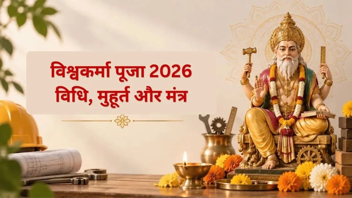 विश्वकर्मा पूजा 2026: सुबह से शाम तक 3 शुभ मुहूर्त, राहुकाल में न करें पूजा; यहां जानें पूरी जानकारी