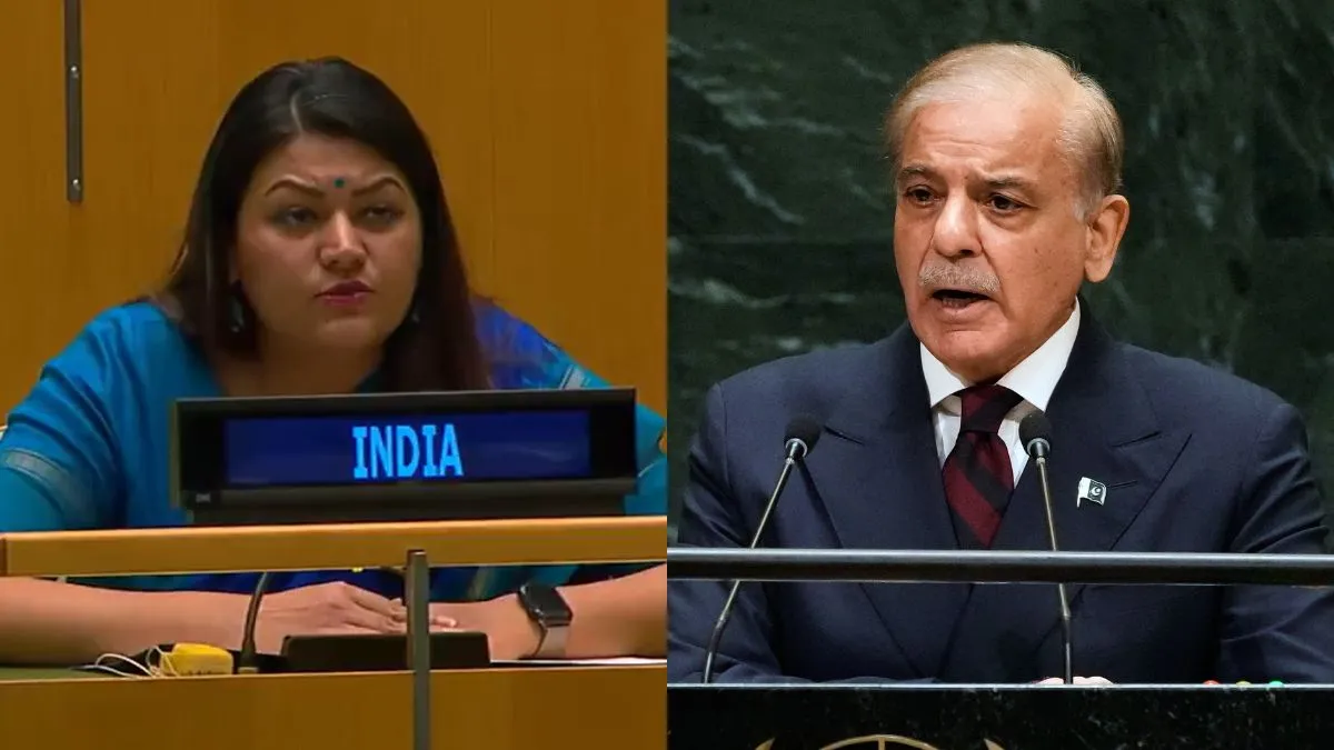 ‘दिन में सुरक्षा की बात, रात में आतंकवाद’… UN में भारत ने पाकिस्तान को फिर घेरा, शहबाज के भाषण पर दिया जवाब
