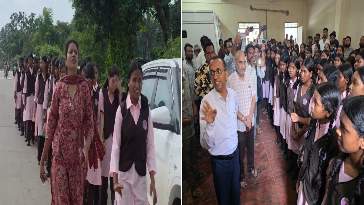 हॉस्टल में 3 महीने से बिजली गुल, 45 छात्राएं पैदल निकलीं कलेक्टोरेट