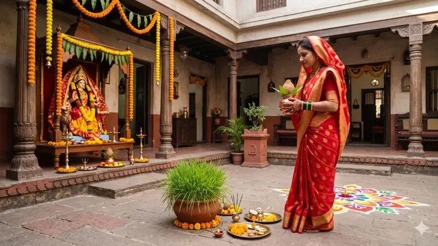 Navratri 2026: नवरात्रि खत्म होने के बाद कलश, नारियल, जवारों और चावल का क्या करें? जानें सही तरीका
