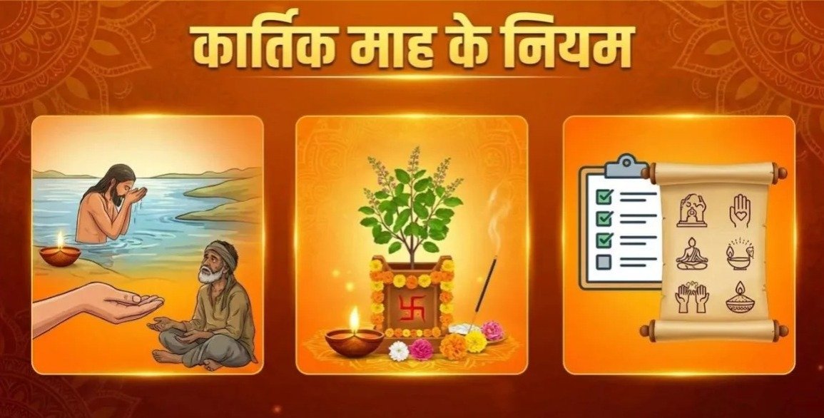 कार्तिक माह 2026 शुरू! स्नान, तुलसी पूजा और दीपदान समेत जरूर करें ये काम, जानें किन चीजों से बचें