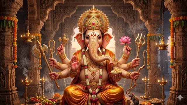 भगवान गणेश के 8 अस्त्र-शस्त्रों में छिपे हैं जीवन के बड़े संदेश, जानें पाश से चक्र तक का महत्व