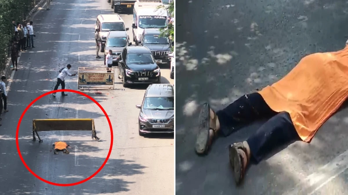 रायपुर में भीषण सड़क हादसा, ट्रक से कुचलकर व्यक्ति की मौत; चालक फरार, हाईवे पर जाम